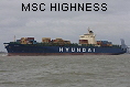 MSC HIGHNESS IMO9128166